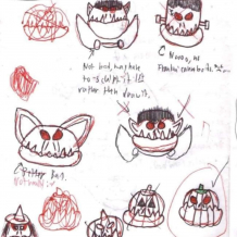 August 21st, 2011: Halloween Canne'boid Concept Sketches